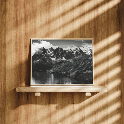 Lac Blanc Wall Art Print - Chamonix Mountain Landscape Photography