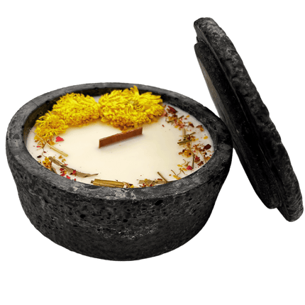 Black Edition HANDGEMACHTE Citronella BETONKERZE - Stilvolle Sojawachskerze für Ihr Zuhause. Outdoor Kerze mit Blütenverzierung und HOCHWERTIGEM Holzdocht aus dem Südschwarzwald (Duftkerze) kaufen bei Linkreich – Jetzt entdecken!