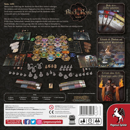 SEO. Black Rose Wars - PEGASUS Brettspiel Expertenspiel - Linkreich
