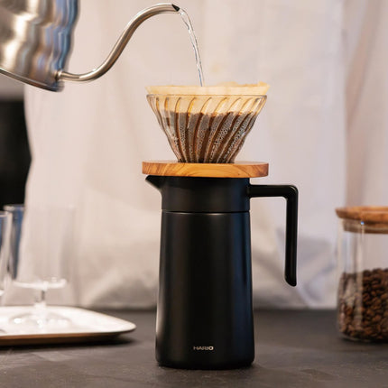 Hario Thermo-Server mit Keramik-Beschichtung – 600 ml isolierte Kaffee-Karaffe