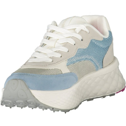 SEO. BLAUER Damen Sportschuhe Beige – Bequeme Sneaker mit herausnehmbarem Fußbett für Frühjahr/Sommer - Hellblau Linkreich