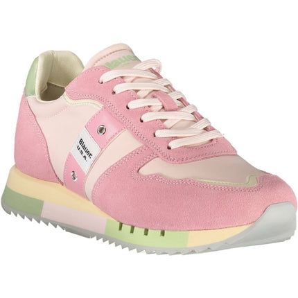 SEO. Blauer Damen Sportschuhe Rosa - Rosa Linkreich