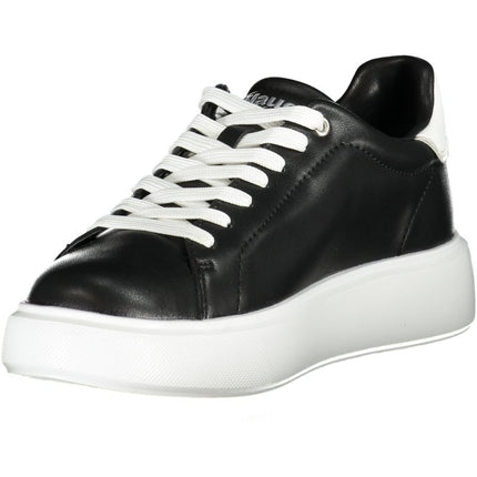 SEO. BLAUER Damen Sportschuhe Schwarz – Stylische Sneaker mit Strass-Details für Frühjahr/Sommer - Schwarz Linkreich
