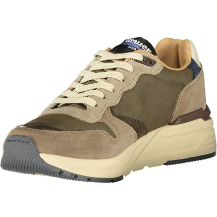 SEO. BLAUER Herren-Sportschuhe Grau – Sneaker mit herausnehmbarem Fußbett für Herbst/Winter - Blau Linkreich