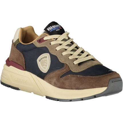 SEO. BLAUER Herren-Sportschuhe Grau – Sneaker mit herausnehmbarem Fußbett für Herbst/Winter - Blau Linkreich