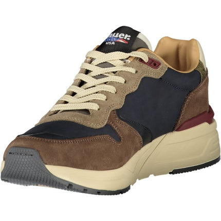 SEO. BLAUER Herren-Sportschuhe Grau – Sneaker mit herausnehmbarem Fußbett für Herbst/Winter - Blau Linkreich