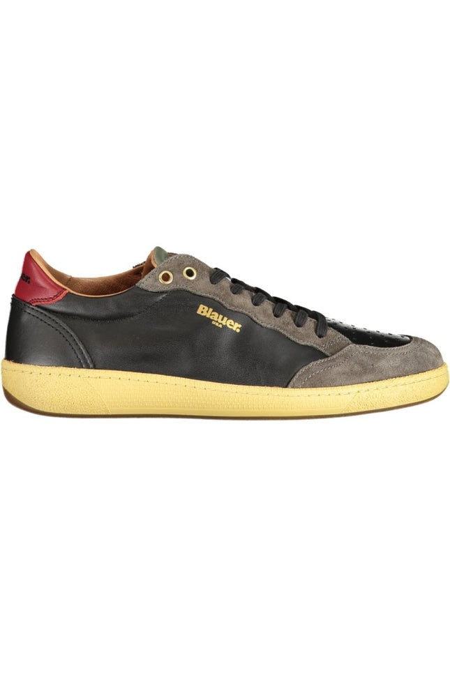SEO. BLAUER Herren Sportschuhe Schwarz – Sneaker mit herausnehmbarer Einlegesohle | soulluna.de - Schwarz Linkreich