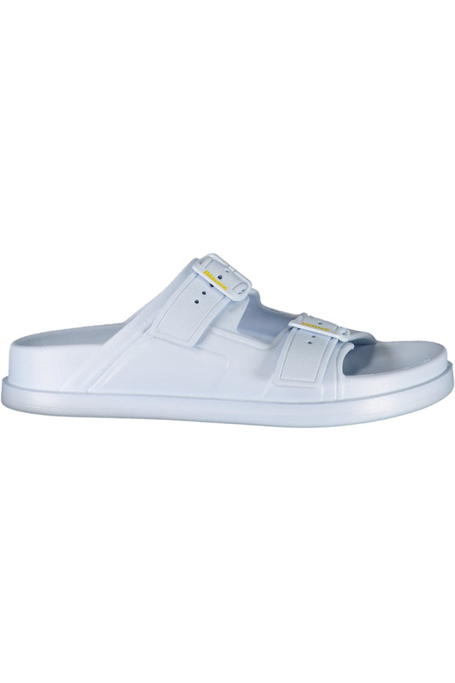 BLAUER Damen Slipper Blau – Bequeme Hausschuhe mit verstellbaren Schnallen