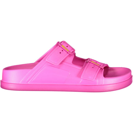 BLAUER Damen Slipper Blau – Bequeme Hausschuhe mit verstellbaren Schnallen