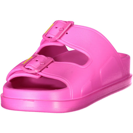 BLAUER Damen Slipper Blau – Bequeme Hausschuhe mit verstellbaren Schnallen