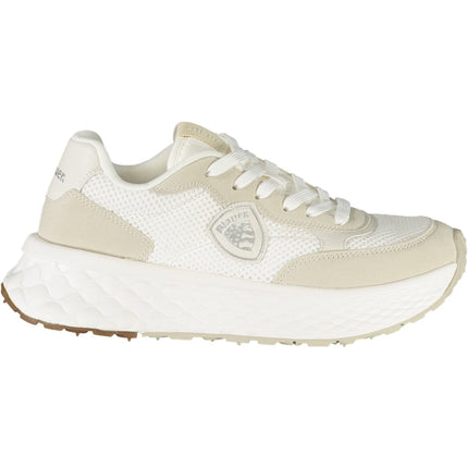 BLAUER SPORTSCHUHE DAMEN WEIß