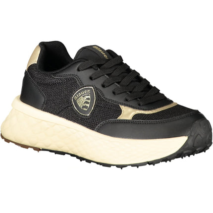 BLAUER Beige Damen Sportschuhe – Sneaker mit goldenen Details für Herbst/Winter