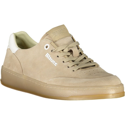 BLAUER Herren-Sneaker Beige – Sportschuhe mit Schnürsenkeln für Frühjahr/Sommer