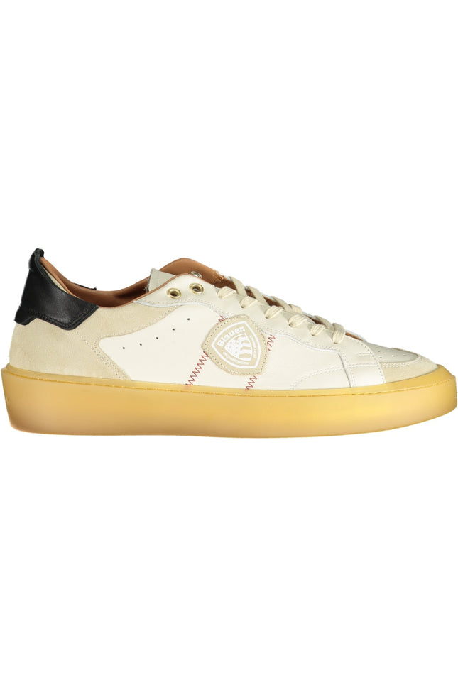 BLAUER Sportschuhe Herren Weiss – Sneaker mit herausnehmbarer Einlegesohle für Herbst/Winter
