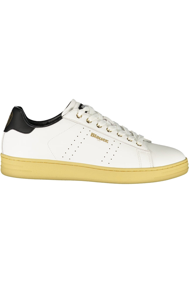 BLAUER Herren-Sneaker Weiss – Sportschuhe mit kontrastierenden Details für Herbst/Winter