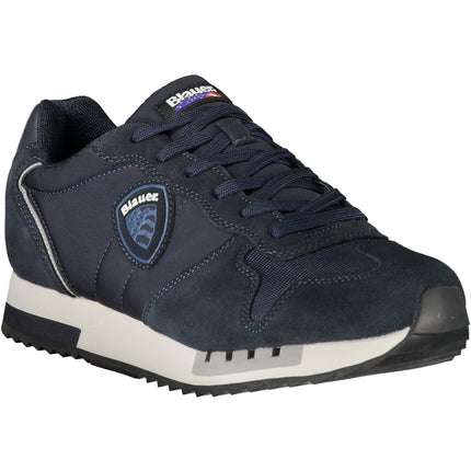 BLAUER Herren Sportschuhe – Schwarze Sneaker mit herausnehmbarem Fußbett für Herbst/Winter