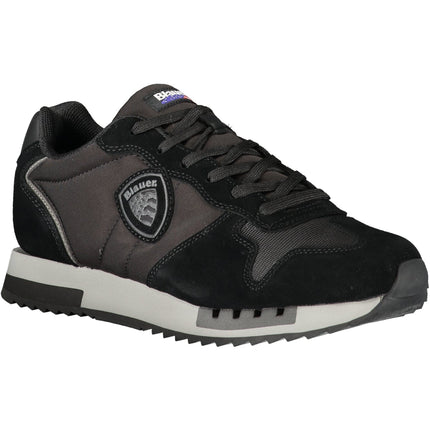 BLAUER Herren Sportschuhe – Schwarze Sneaker mit herausnehmbarem Fußbett für Herbst/Winter