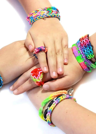 Loom Gummibänder Starterset – Kreativ-Set für Kinder - Linkreich