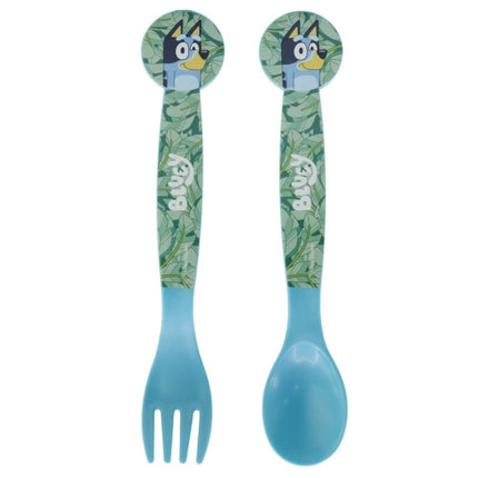 SEO. Bluey Kinder Plastik Besteck Set - 2 Teile - Linkreich