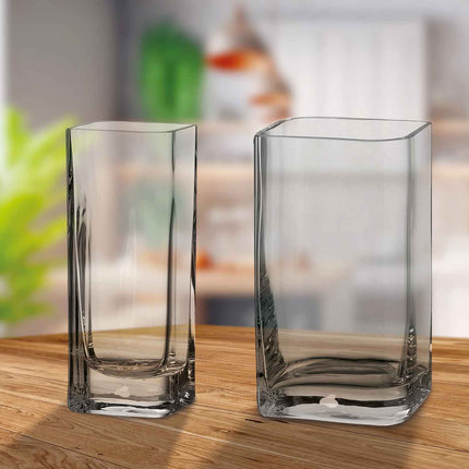 SEO. Blumenvase mit UV Druck - Glück ist - Personalisiert mit Namen - Deko Vase als Geschenk - Mama Linkreich