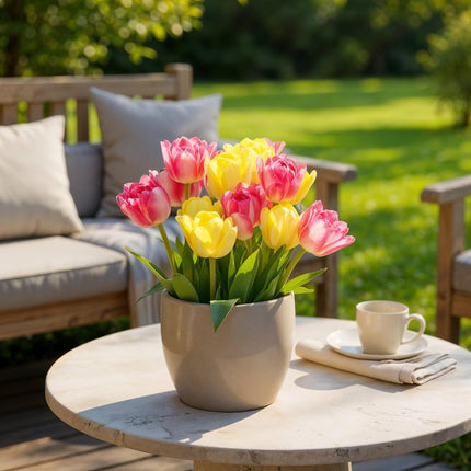 Blumenzwiebeln Tulipa Foxtrot Mix – Verschiedene Farben – 12 Stück – Zwiebelgröße 11/12 – Bunte Tulpenmischung für Garten, Balkon & Terrasse – Frühjahrsblüher (Plant) kaufen bei Linkreich – Jetzt entdecken!