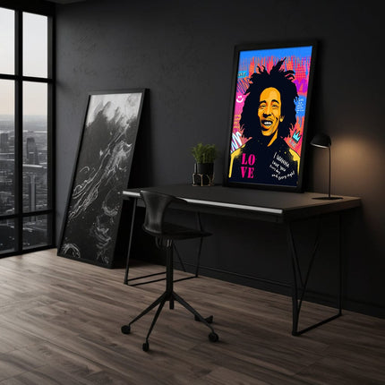 Bob Marley - Leinwandbild Pop Art (Canvas) kaufen bei Linkreich – Jetzt entdecken!