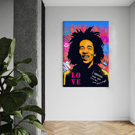 Bob Marley - Leinwandbild Pop Art (Canvas) kaufen bei Linkreich – Jetzt entdecken!