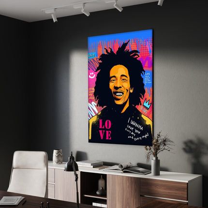 Bob Marley - Leinwandbild Pop Art (Canvas) kaufen bei Linkreich – Jetzt entdecken!