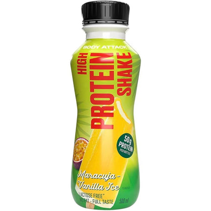 SEO. Body Attack High Protein Shake 12x500ml - Strawberry Linkreich