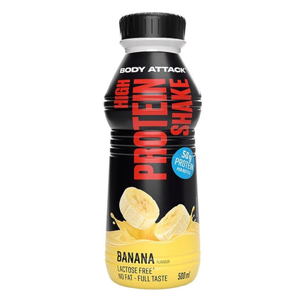 SEO. Body Attack High Protein Shake 12x500ml - Strawberry Linkreich