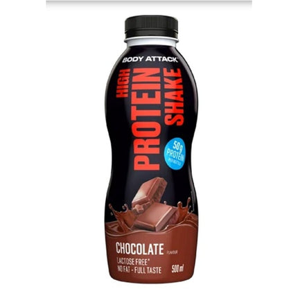 SEO. Body Attack High Protein Shake 12x500ml - Banana Linkreich