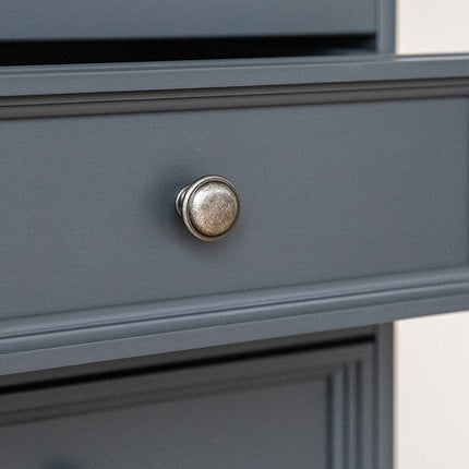 SEO. Bologna Elegante Massivholz Kiefer große TV - Schrank Kommode | Farbe Graphit - Kiefer - Linkreich