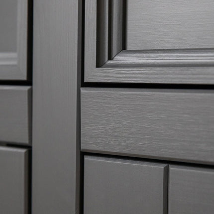SEO. Bologna Elegante Massivholz Kiefer Kommode 4.3 | Farbe Graphit - Eiche - Linkreich
