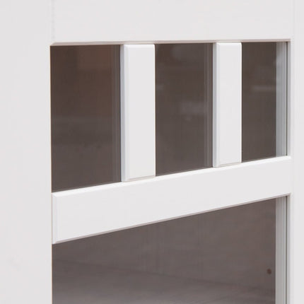 SEO. Bologna Elegante Massivholz Kiefer Kommode 4D | Farbe Weiß - Eiche - Linkreich