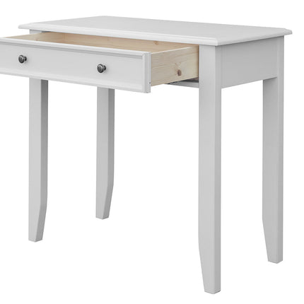 SEO. Bologna Elegante Massivholz Kiefer Schminktisch | Farbe weiß - Linkreich