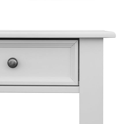 SEO. Bologna Elegante Massivholz Kiefer Schminktisch | Farbe weiß - Linkreich