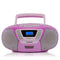 SEO. BOOMBOX MIT CD PLAYER FÜR KINDER | B 120 Violett | - Violett Linkreich