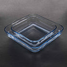 Borart 145028 Auflaufform Set 2teilig Quadratisch