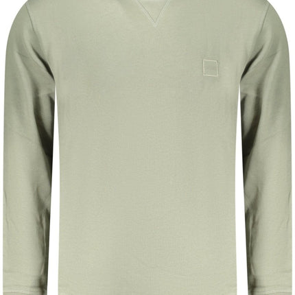 SEO. BOSS Herren Sweatshirt mit Reißverschluss Schwarz – Gebürstetes Baumwoll - Sweatshirt - Grün Linkreich