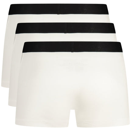 BOSS Boxershorts Herren – Dreierpack in Weiß mit Logo | Elastischer Bund