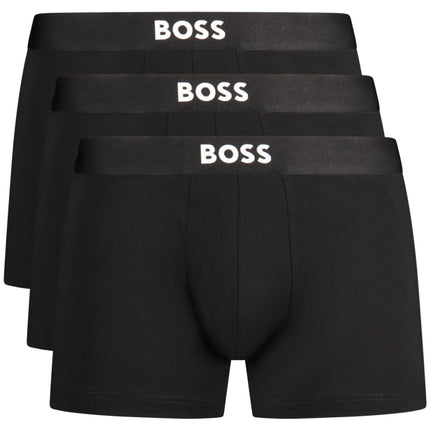 BOSS Boxershorts Herren – Dreierpack in Weiß mit Logo | Elastischer Bund