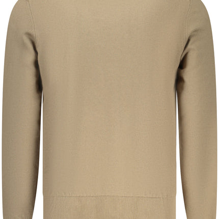 BOSS Herrenpullover Braun – Runde Halsausschnitt mit Logo-Applikation | soulluna.de