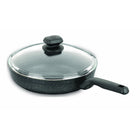 Korkmaz Ornella Bratpfanne 24 cm mit Deckel 2,0 l – Antihaft-Aluminium, Induktion