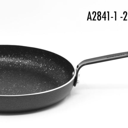 Korkmaz Pro-Chef Frypan A2841-1 – 22 × 4 cm, Antihaft Granit-Optik, Induktion geeignet