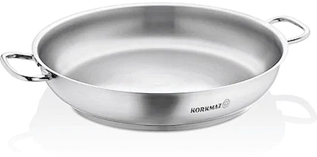 Bratpfanne Edelstahl Korkmaz Pro Line 16 Cm Induktion Matt Edelstahl