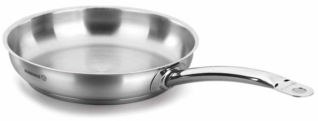 Bratpfanne Edelstahl Korkmaz Pro Line 24 Cm Induktion Matt Edelstahl