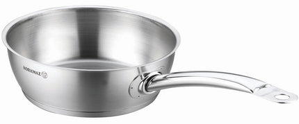 Bratpfanne Edelstahl Korkmaz Pro Line 24 Cm Induktion Matt Edelstahl