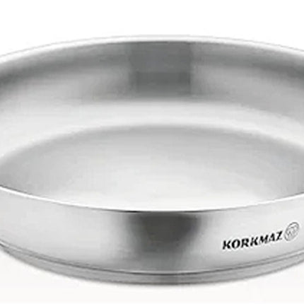 Bratpfanne Edelstahl Korkmaz Pro Line 32 Cm Induktion Matt Edelstahl