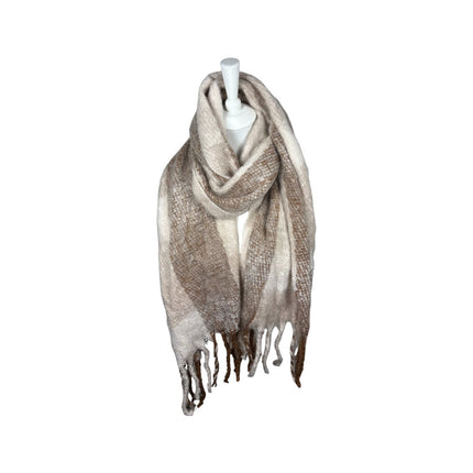 Winter Damen Schal » Winterschal Dreads Faith » warmer Damenschal mit Fransen » Winter Volumen Schal 180x50cm