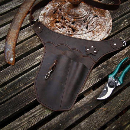 Brauner Gartenwerkzeuggürtel für die Rechte Körperseite (werkzeuggürtel) kaufen bei Linkreich – Jetzt entdecken!